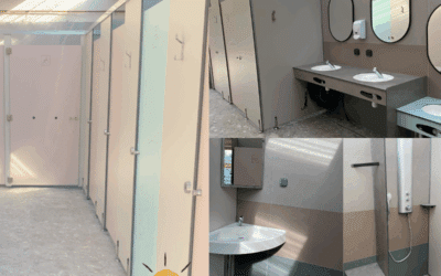 Nouvelles douches accessibles au camping!