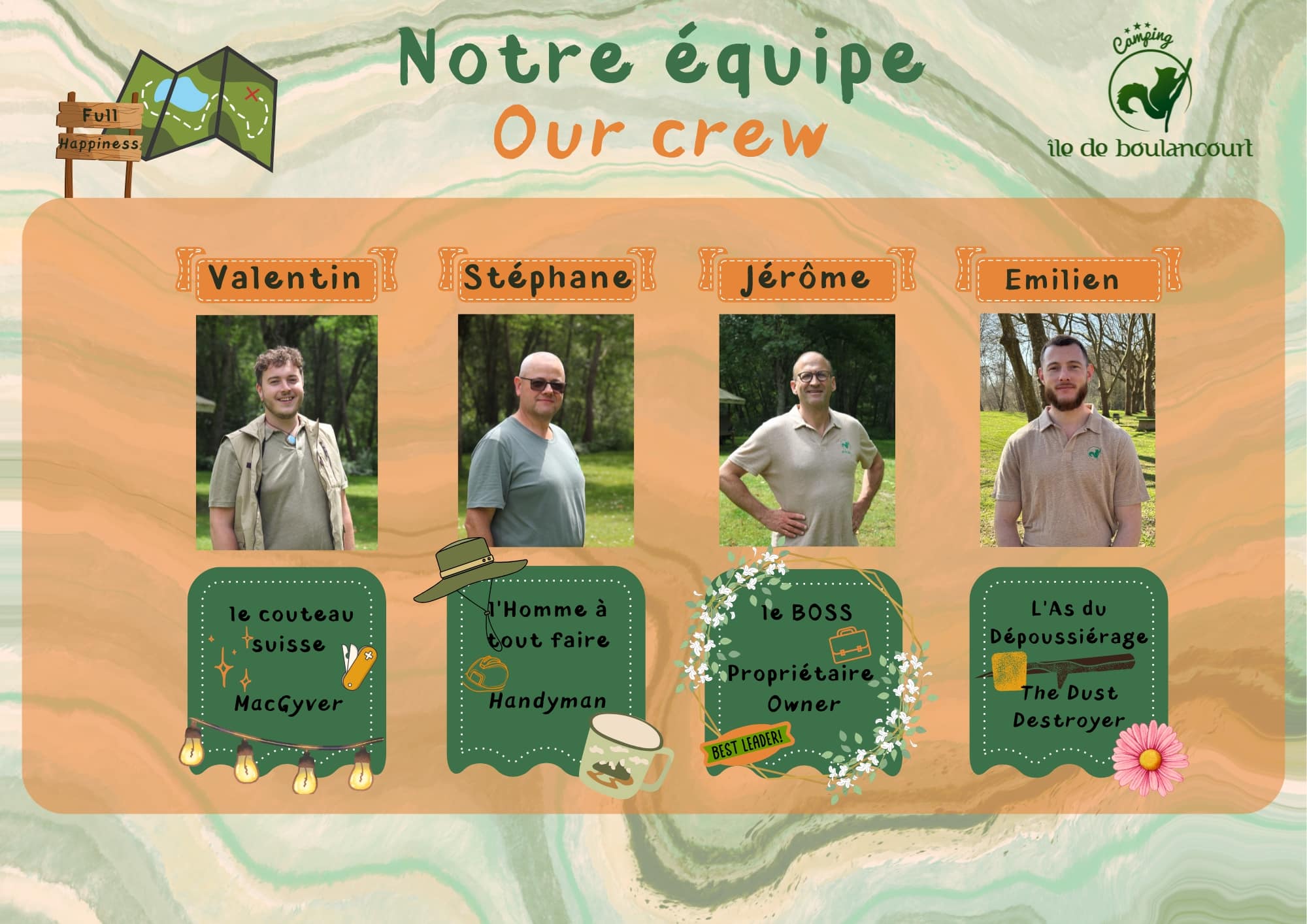 equipe camping 2025