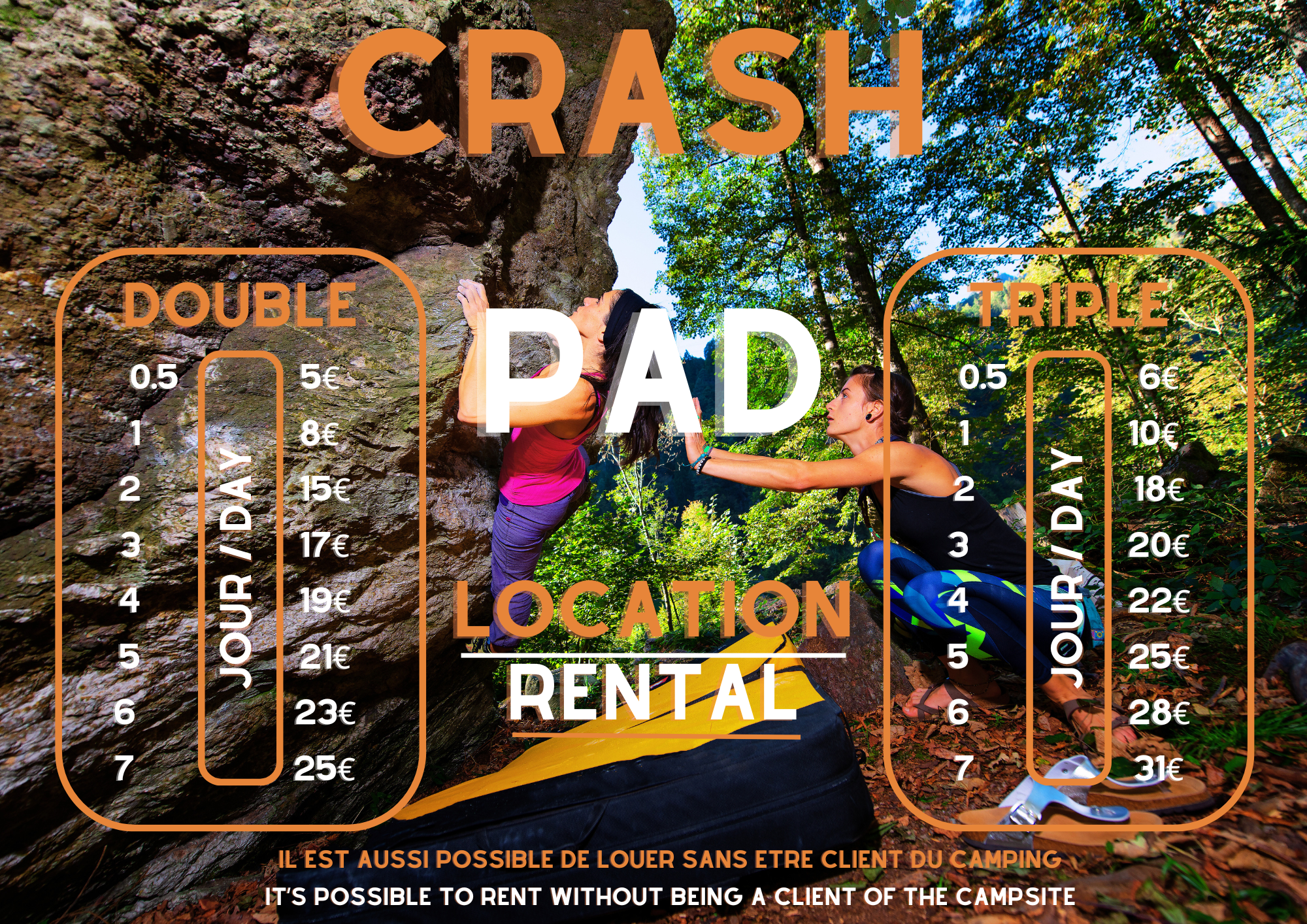 affiche crash pad pour le site